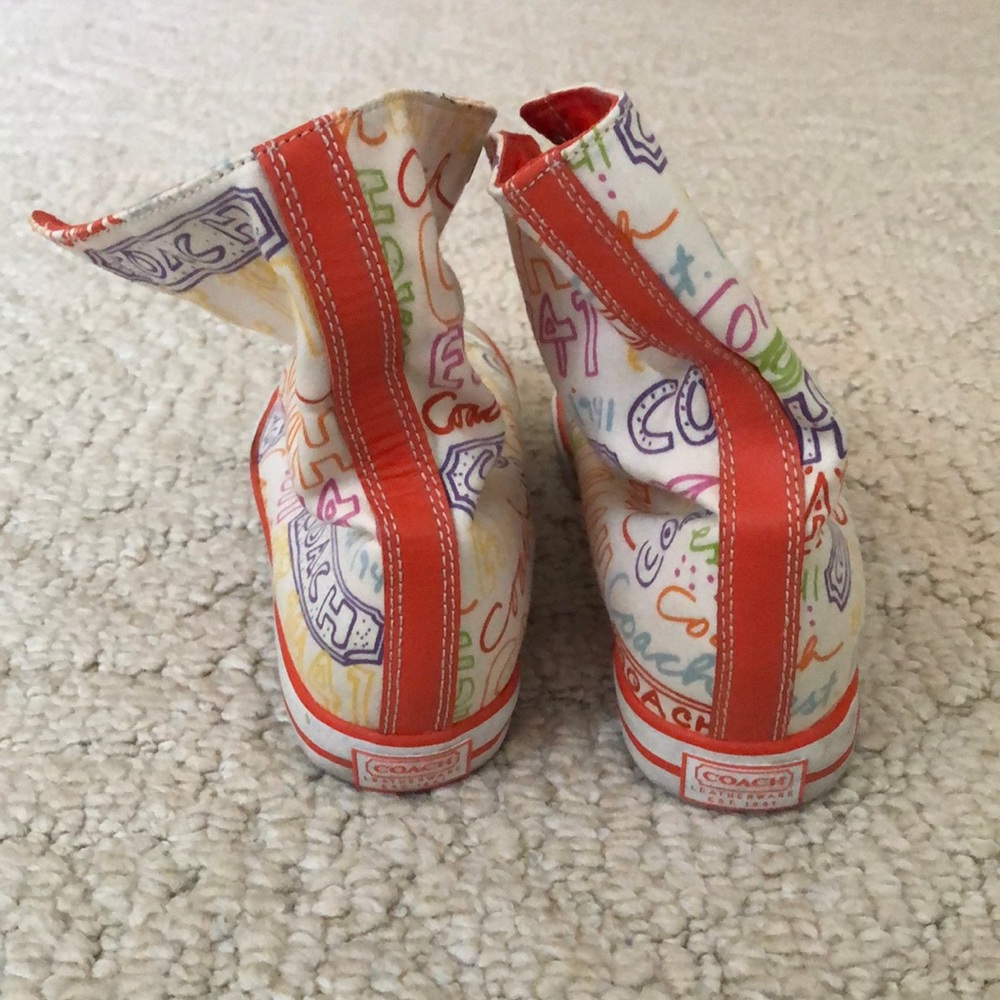 Coach Printed High Tops - Picture 3 of 4
